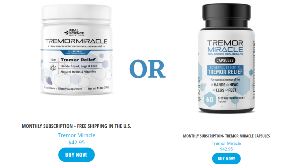 Tremor Miracle Reviews